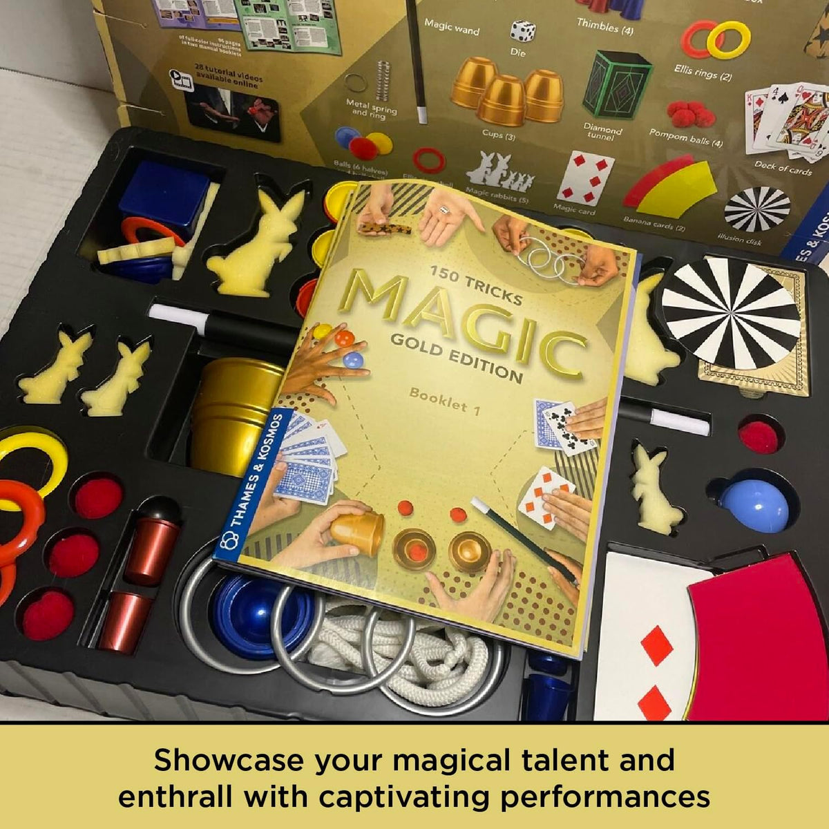 Hanky Panky Set de Magia Gold Edición 150 Trucos para Niños – vista 2