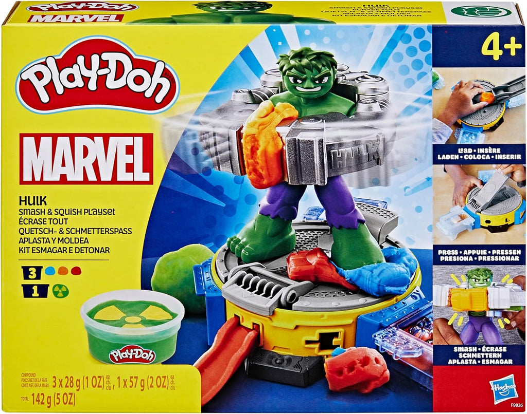 Play-Doh Marvel Hulk Aplasta y Moldea Set con Figura – vista 3