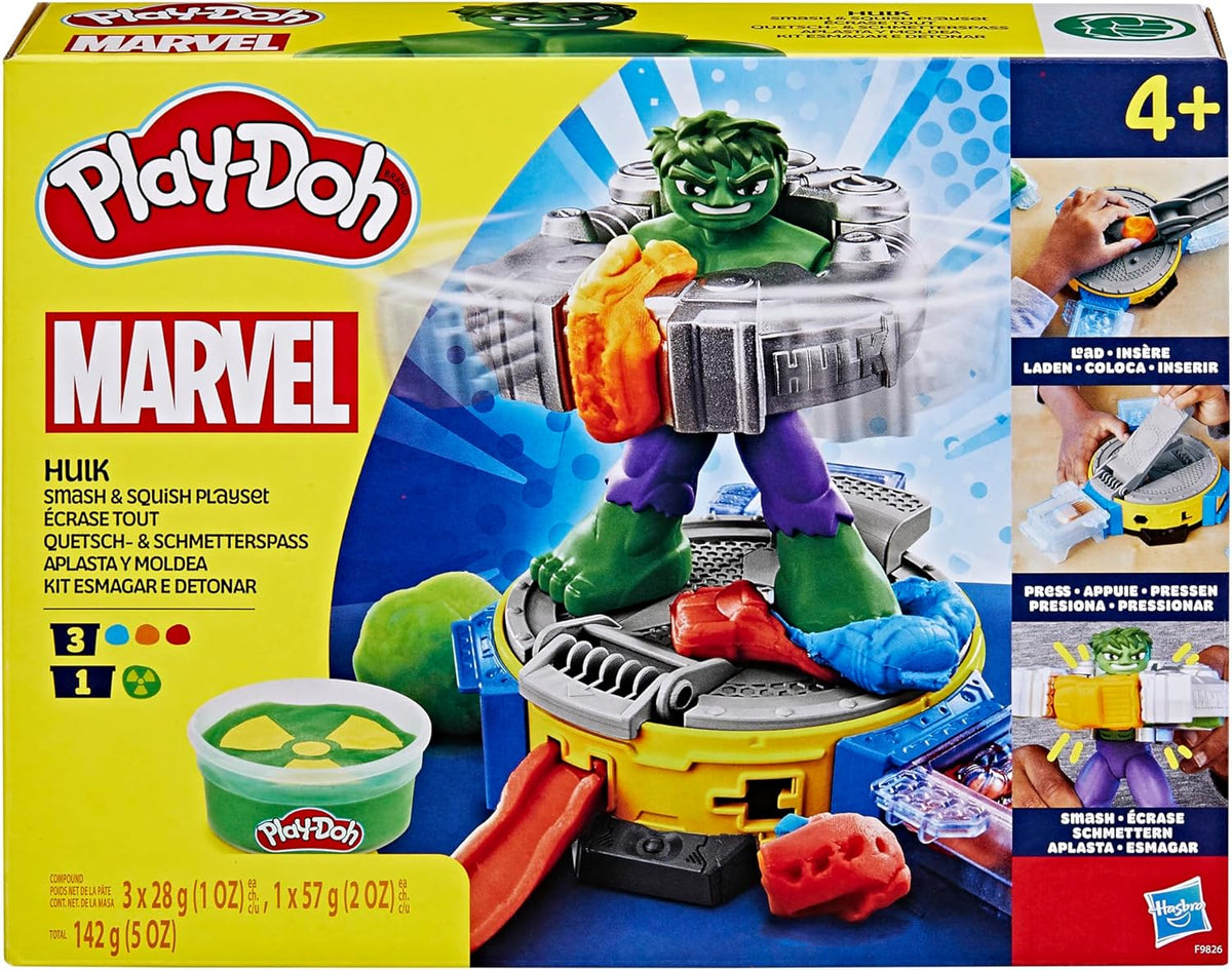 Play-Doh Marvel Hulk Aplasta y Moldea Set con Figura – vista 3