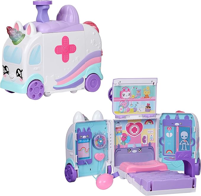 Kindi Kids Serie 3 Ambulancia de Unicornio Set de Juego – vista 3