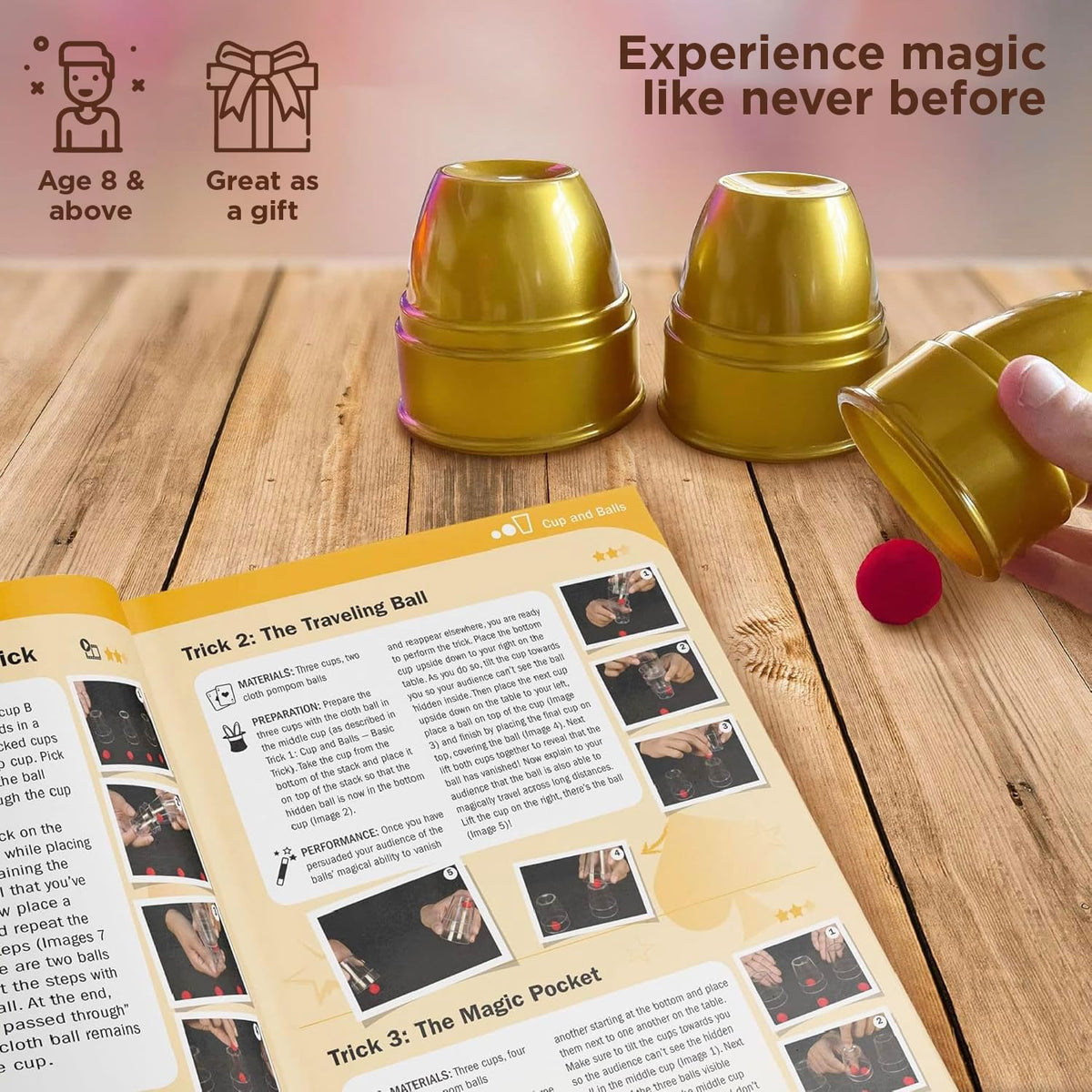 Hanky Panky Set de Magia Gold Edición 150 Trucos para Niños – vista 3