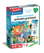 Clementoni Puzle Busca y Encuentra Animales Graciosos 60 Piezas – vista 2