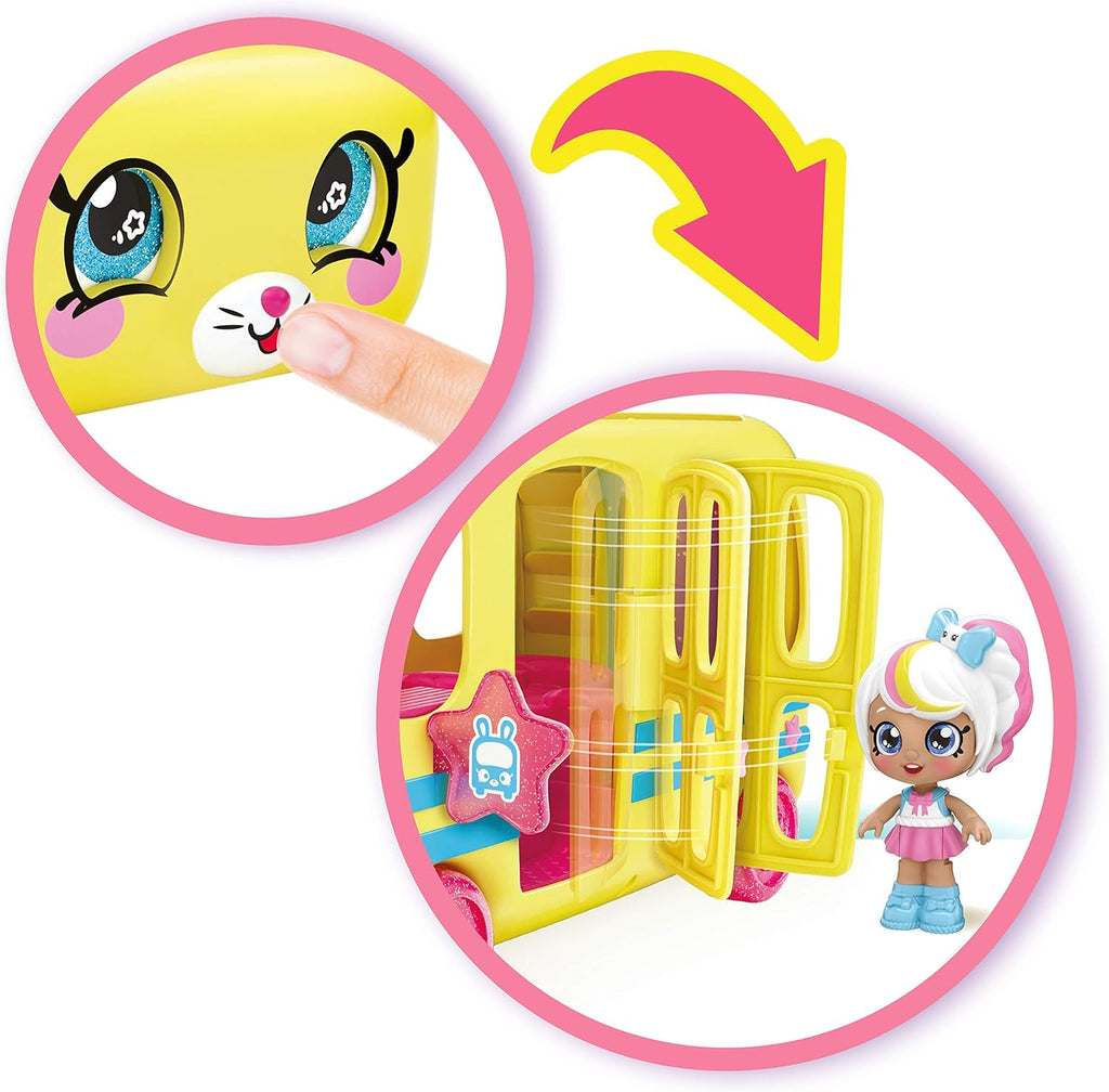 Kindi Kids Minis Autobús Escolar Serie 1 con Minifigura Marsha Mello – vista 4