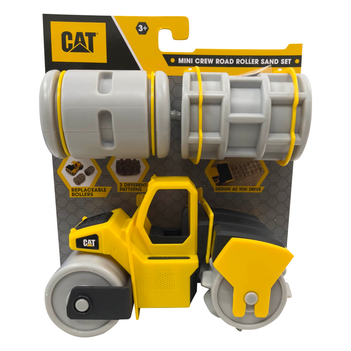 CAT Mini Crew Rodillo Compactador con Ruedas de Arena de 17,7 cm – vista 1