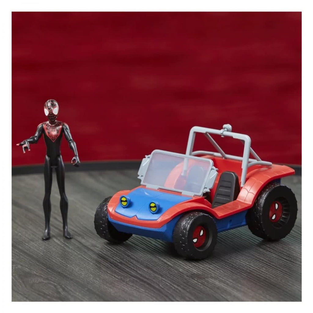 Spidey y sus Sorprendentes Amigos Spider-Mobile con Figura Miles Morales – vista 2