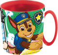 Tazón infantil Paw Patrol con Chase y asa roja, apto para microondas, de Stor
