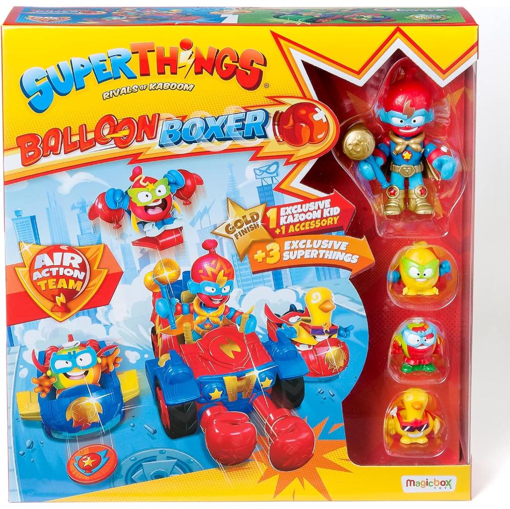 SuperThings Vehicle Balloon Boxer con Kazoom Kid y 3 Figuras – vista 1