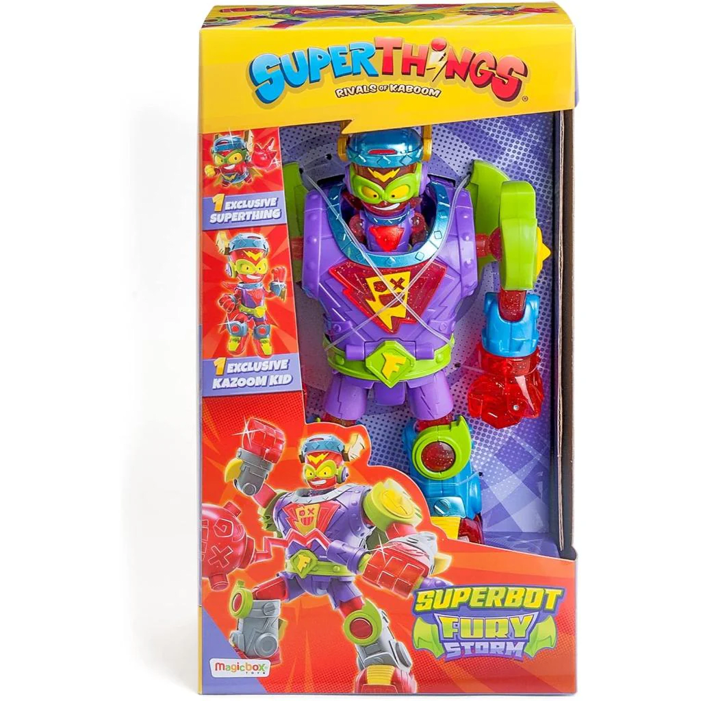 SuperThings Superbot Fury Storm con Kazoom Kid y Figura Exclusiva – vista 1