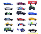 Modelos Majorette Street Cars con referencia de tamaño de 7,5 cm