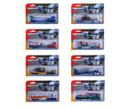 Empaques blíster de los 8 modelos Majorette City Transporter