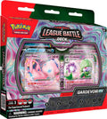 Caja del mazo Pokémon TCG League Battle Deck Gardevoir ex con Mew ex y Lumineon V en el frente
