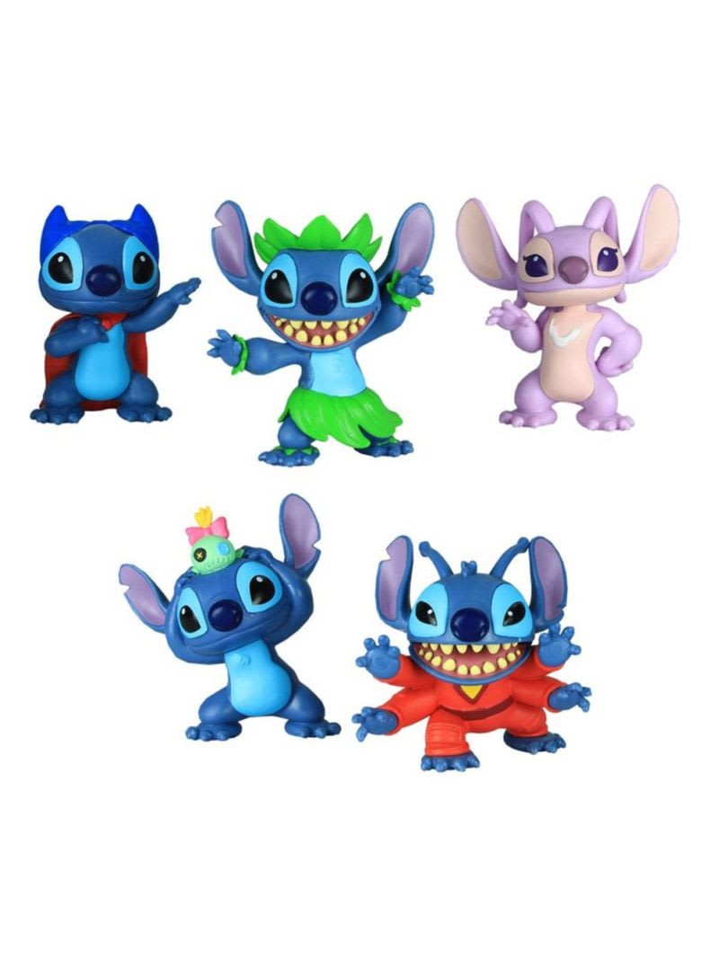 Disney Stitch Set de 5 Figuras de Colección de 8 cm – vista 1