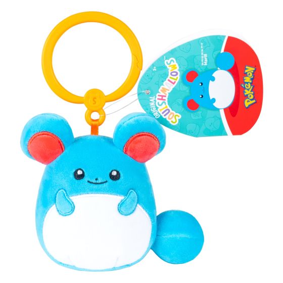 Squishmallows Pokémon llavero clip Marill