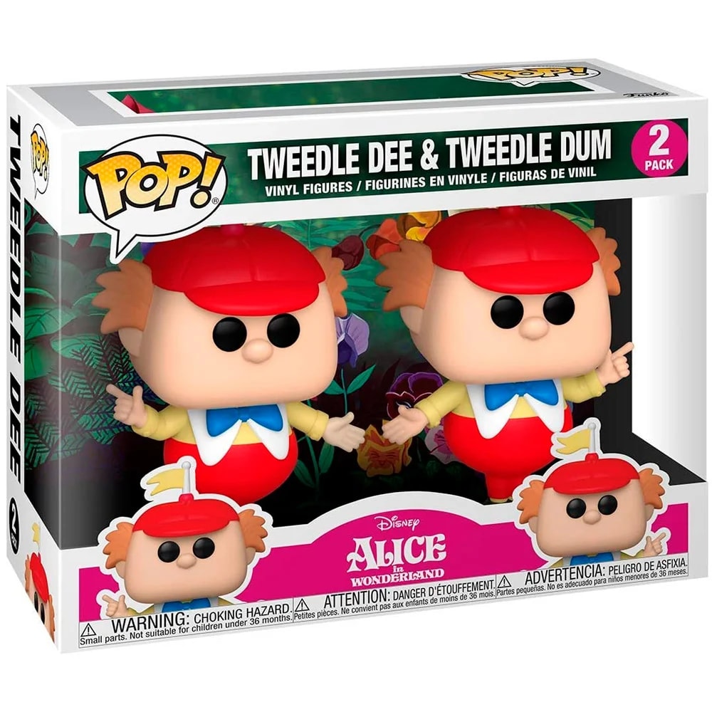 Funko Pop! Disney Alicia 70 Aniversario Tweedle Dee y Tweedle Dum Pack 2 – vista 1
