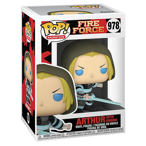 Funko Pop Animation Fire Force Arthur con Espada 978 Figura – vista 2