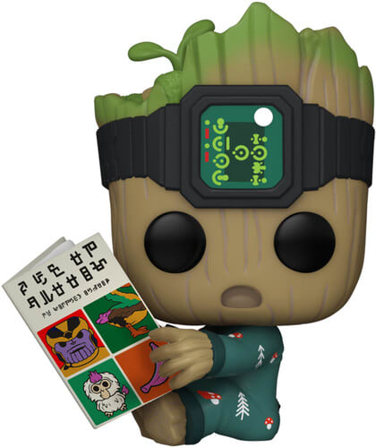 Funko Pop Marvel I Am Groot Groot en Pijama con Libro 1193 – vista 1