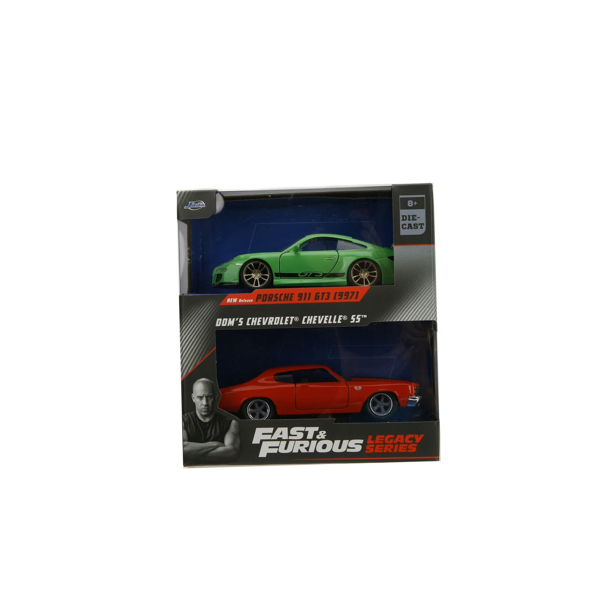 Jada Rápidos y Furiosos Twin Pack Porsche 911 GT3 RS y Chevelle 1970 1:32 – vista 2