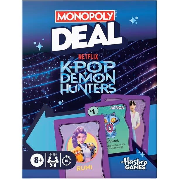 Monopoly Deal K-Pop Demon Hunters Juego de Cartas – vista 2