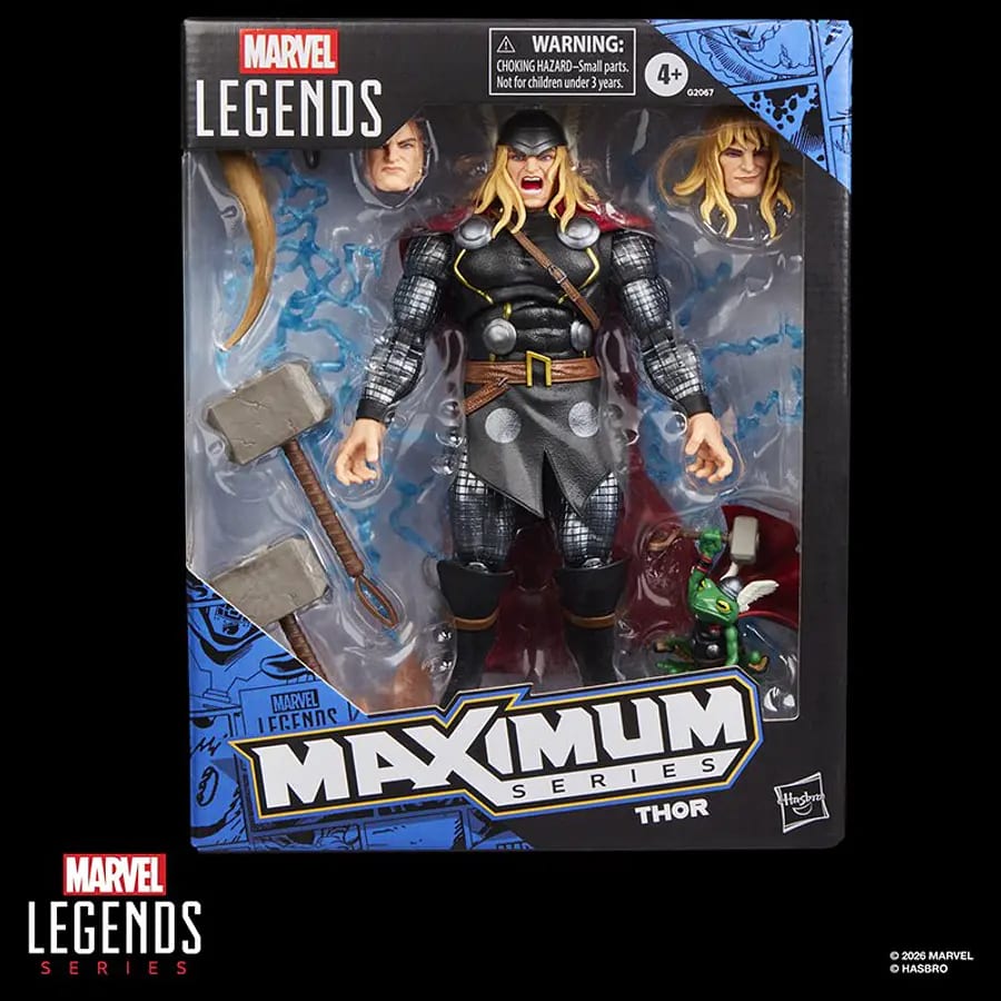 Marvel Legends Maximum Series Thor Figura de 15 cm con 14 Accesorios – vista 2