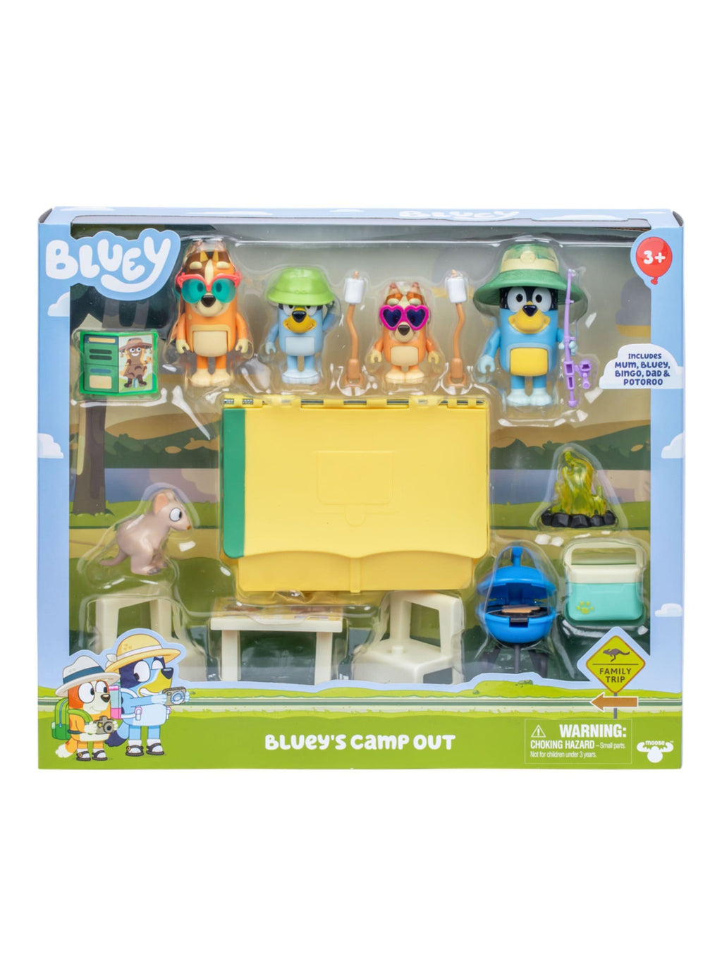 Bluey Playset Campamento con Figuras y 15 Accesorios – vista 3