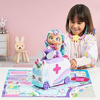 Kindi Kids Serie 3 Ambulancia de Unicornio Set de Juego – vista 5