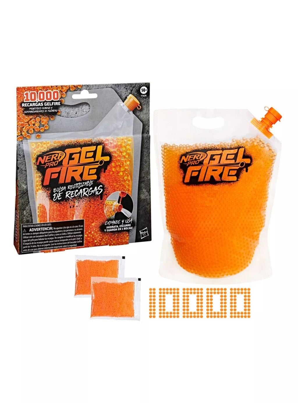 Nerf Pro Gelfire Repuesto de 10.000 Recargas – vista 3