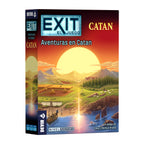 Caja del juego Exit: El Juego Aventuras en Catan de Devir, edición en español, nivel principiante