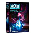 Caja de Exit La Academia de las Artes Mágicas en español de Devir en vista 3D