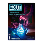 Portada de Exit La Academia de las Artes Mágicas con frasco mágico y nivel principiante