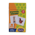 Memorice de Animales de Cartón con 32 Piezas – vista 2
