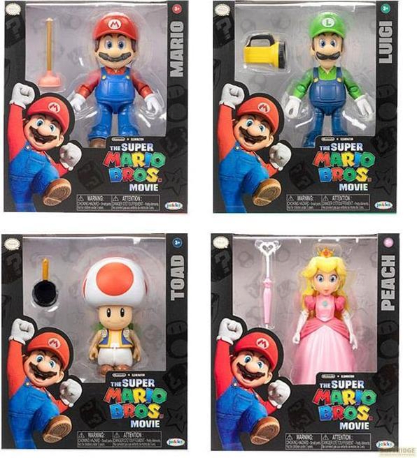 Super Mario Bros. La Película Figura Articulada 5 Pulgadas Surtido – vista 1
