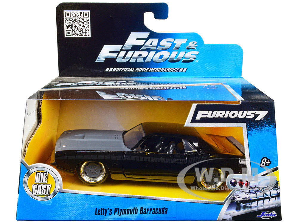 Fast & Furious Letty's 1973 Plymouth Barracuda Auto a Escala 1:32 – Jada Toys