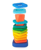 Sassy Twisty Towers Torre de Anillos Apilables Texturizados para Bebé – vista 1