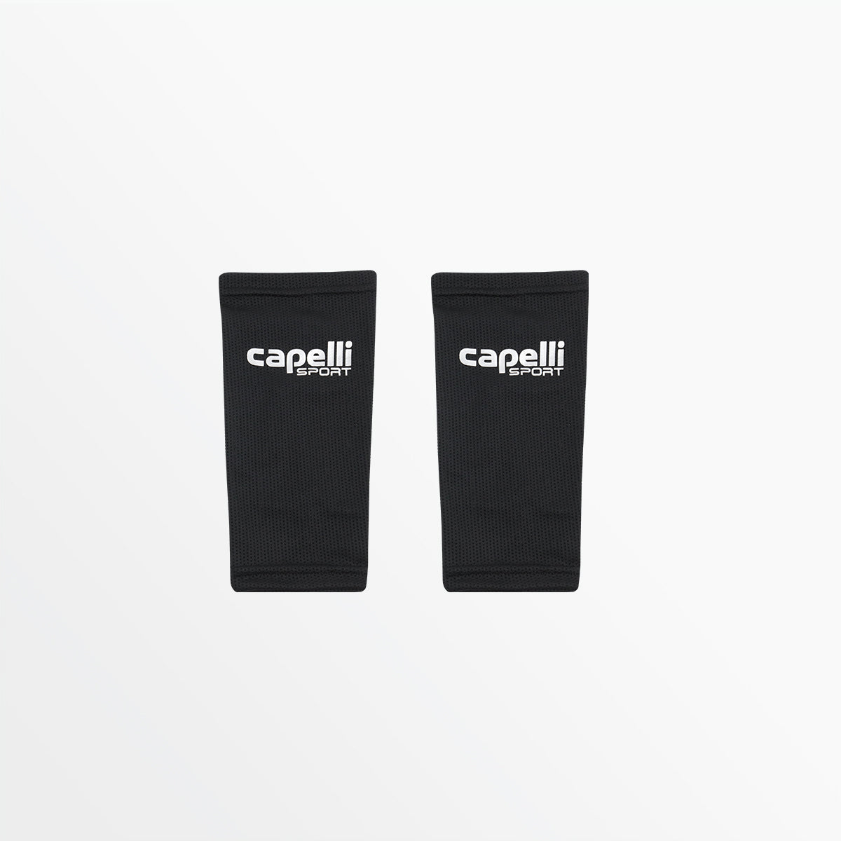 Par de manguitos elásticos negros con logo Capelli Sport