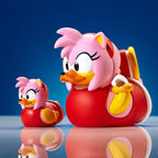 Mini TUBBZ Amy Rose junto al TUBBZ de tamaño estándar