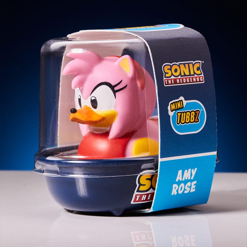 Mini TUBBZ Amy Rose dentro de su mini bañera de Sonic the Hedgehog