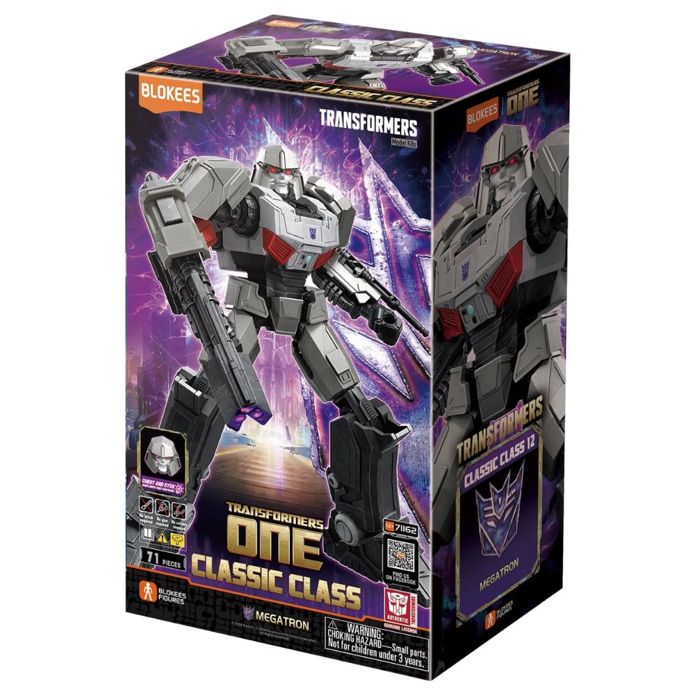 Caja Blokees Transformers One Classic Class 12 Megatron