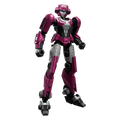 Figura armada de Elita-1 Blokees de pie en tonos magenta y gris