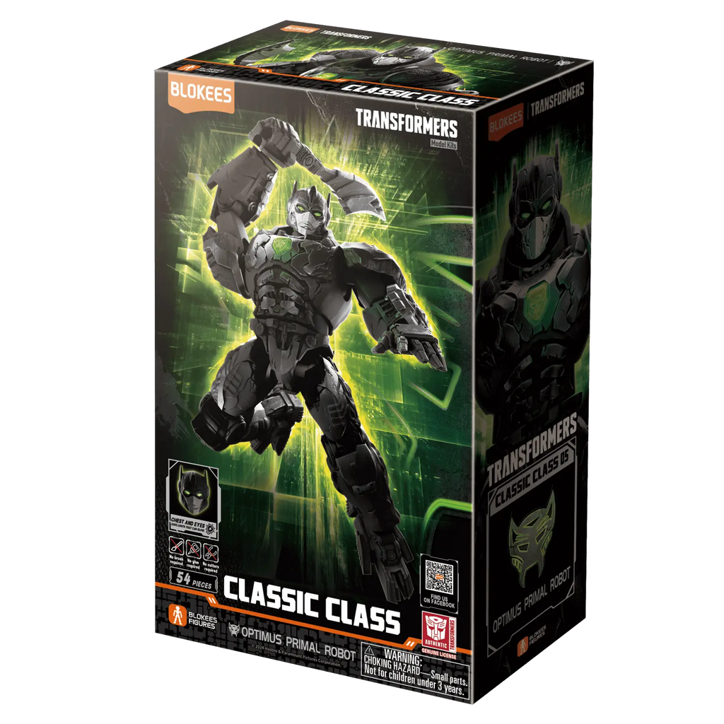 Caja Blokees Transformers Classic Class Optimus Primal Robot