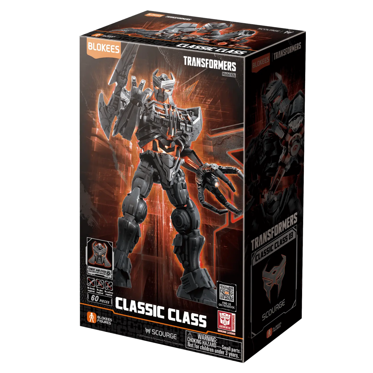 Caja Blokees Classic Class de Scourge Transformers