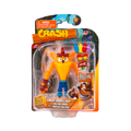 Figura Crash Bandicoot con máscara Aku Aku en blíster, surtido Wave 1