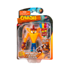 Figura Crash Bandicoot con máscara Aku Aku en blíster, surtido Wave 1