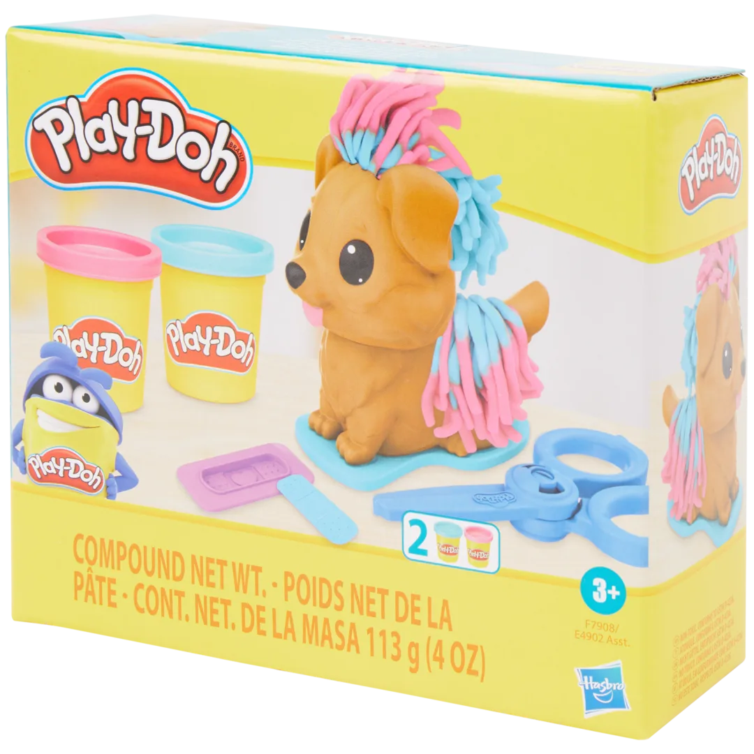 Caja Play-Doh Mini Classics peluquería con perrito y tijeras