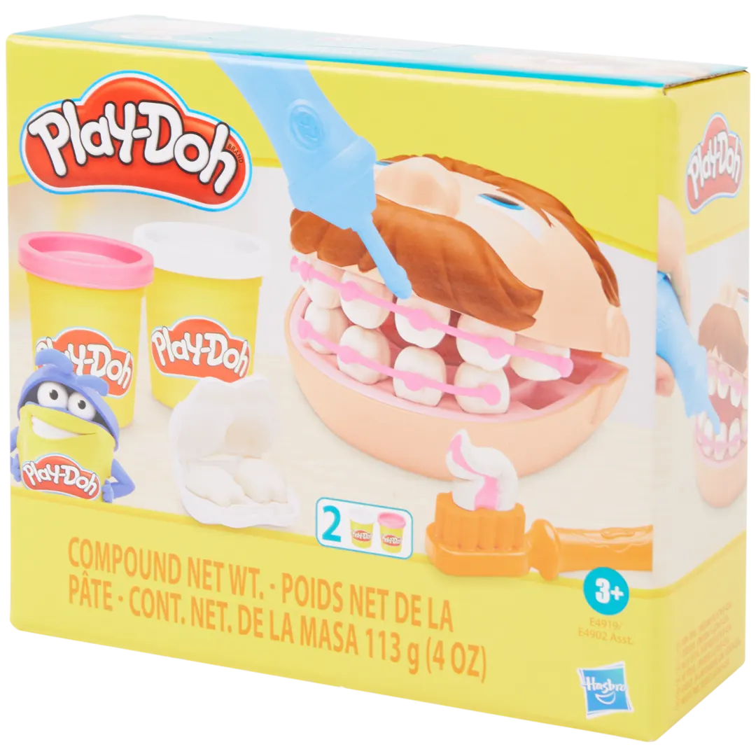 Caja Play-Doh Mini Classics dentista con dentadura y cepillo