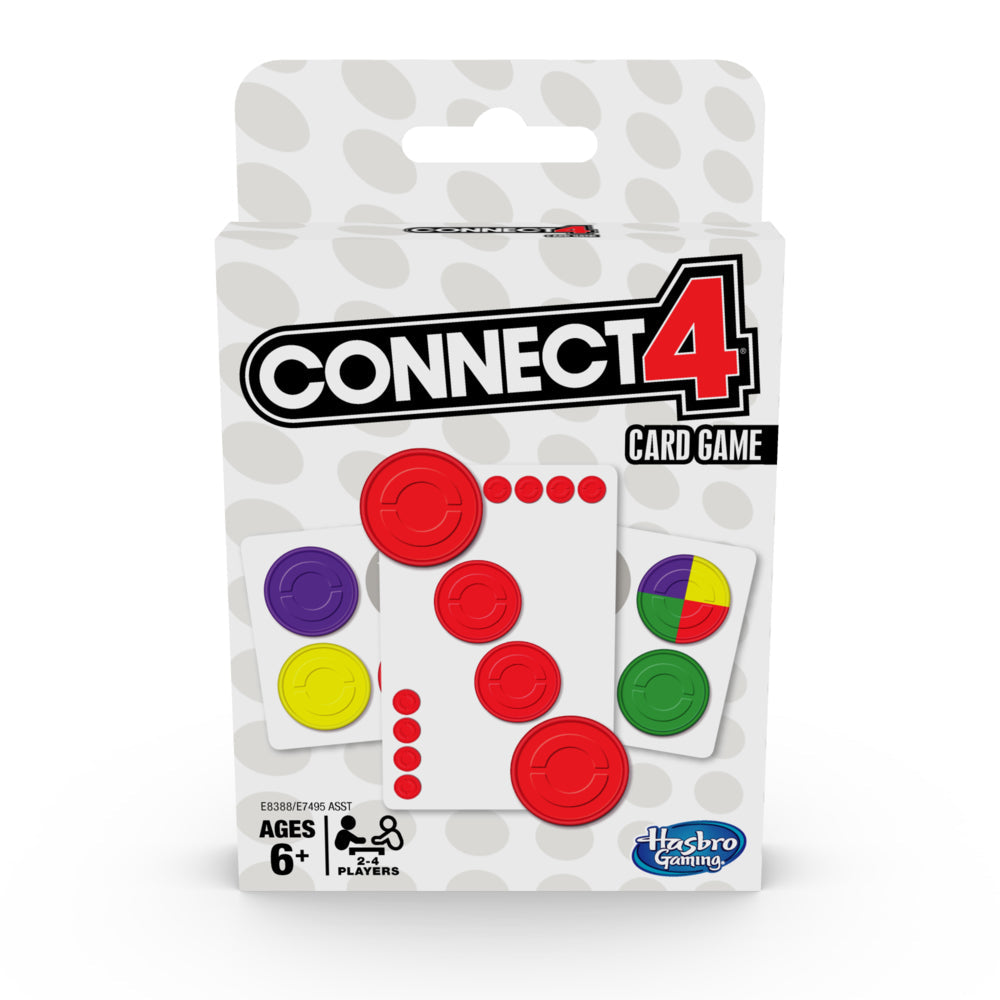 Caja del juego de cartas Connect 4 (Conecta 4) de Hasbro Gaming