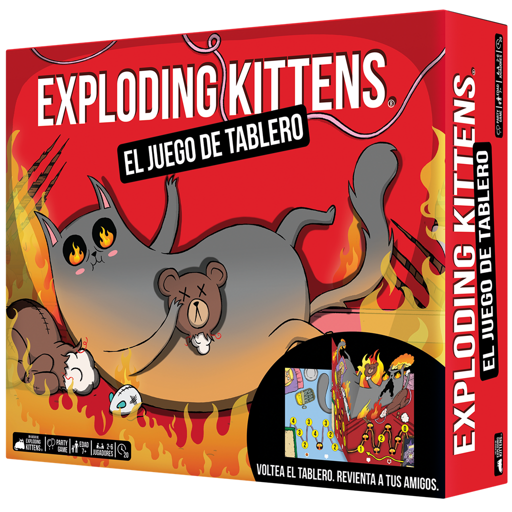 Caja de Exploding Kittens El juego de tablero edición en español