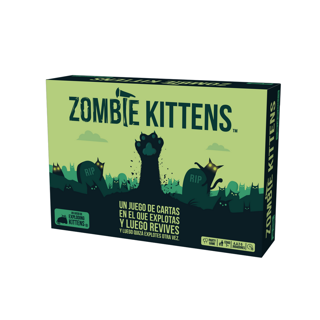Caja del juego Zombie Kittens edición en español