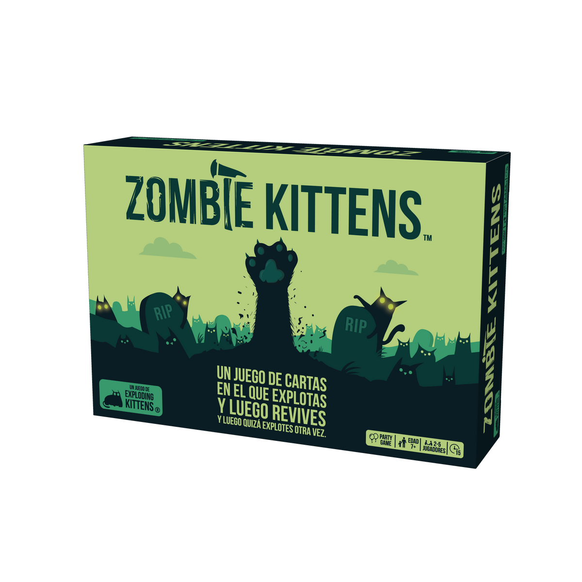Caja del juego Zombie Kittens edición en español