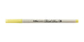 Plumón Artline Supreme Brush Pen color amarillo claro con tapa amarilla y cuerpo crema
