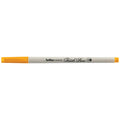 Plumón Artline Supreme Brush Pen amarillo con tapa, vista lateral